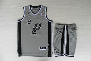 Maillot De Basket San Antonio Spurs Kawhi Leonard 2 Tissus Sportif Fans Edition Ash